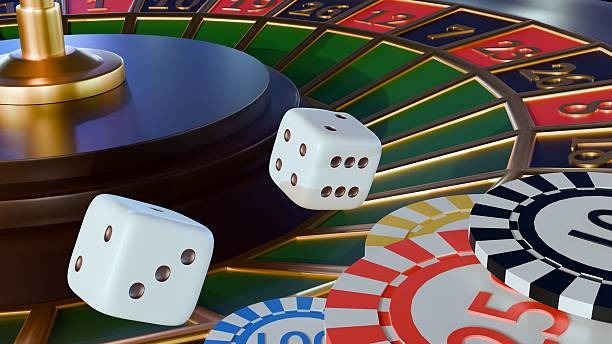 Live casino dealer at professional studio table